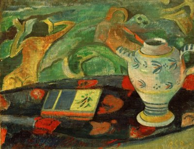 Still Life with a Quimper Jug by Paul Gauguin